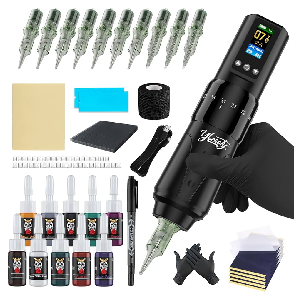 ワイヤレスタトゥーマシン　Wireless　tattoo machine set Amazon.co.jp: タトゥーマシンセット ワイヤレスタトゥーマシン